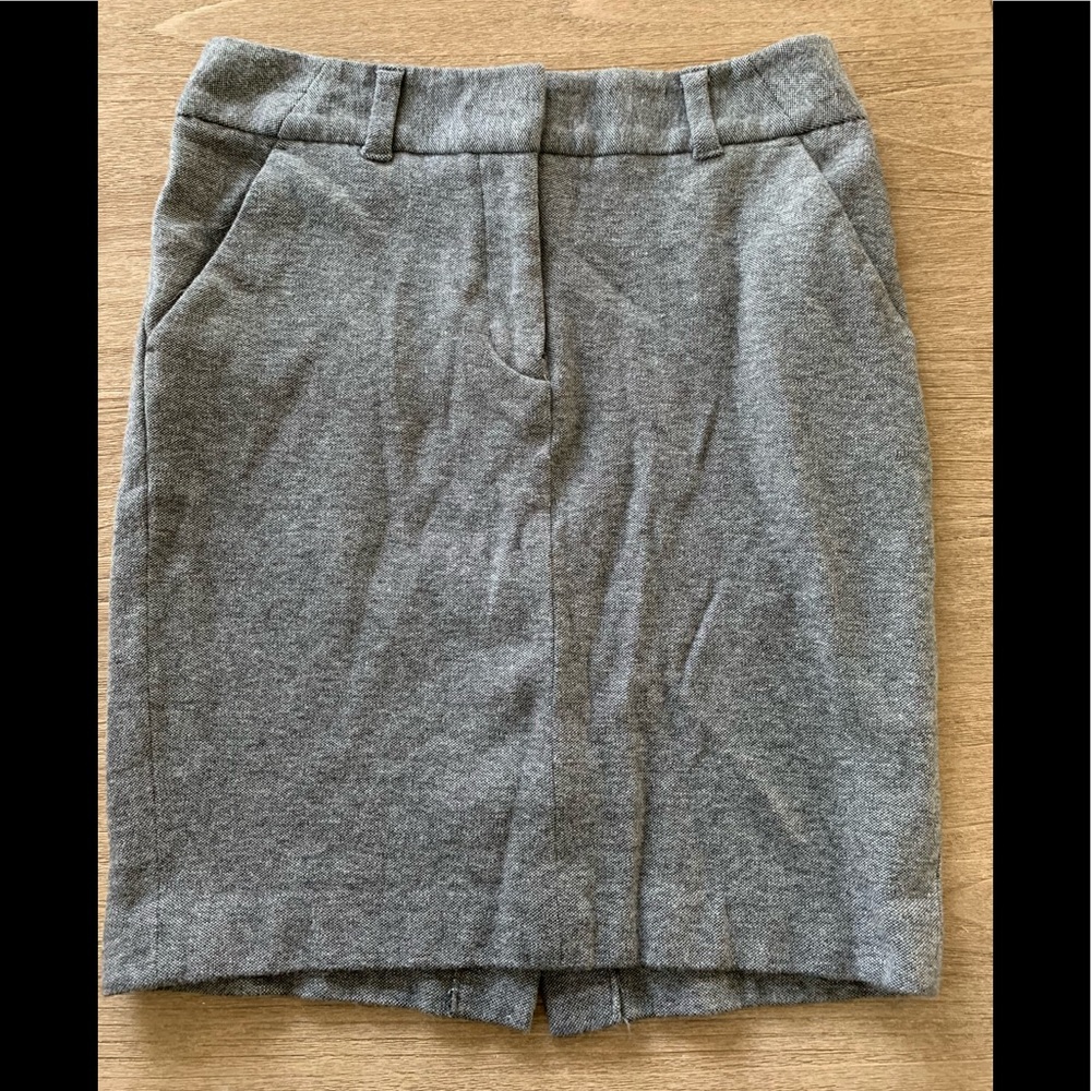 Loft Gray Skirt
